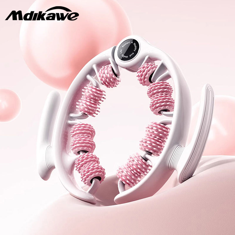 Mdikawe 1pc 14 Wheels Leg Massager Roller-Relax and Slim Calf Muscles, Leg Meridians Relaxation, and Muscle Stretching, Gifts For Women Men