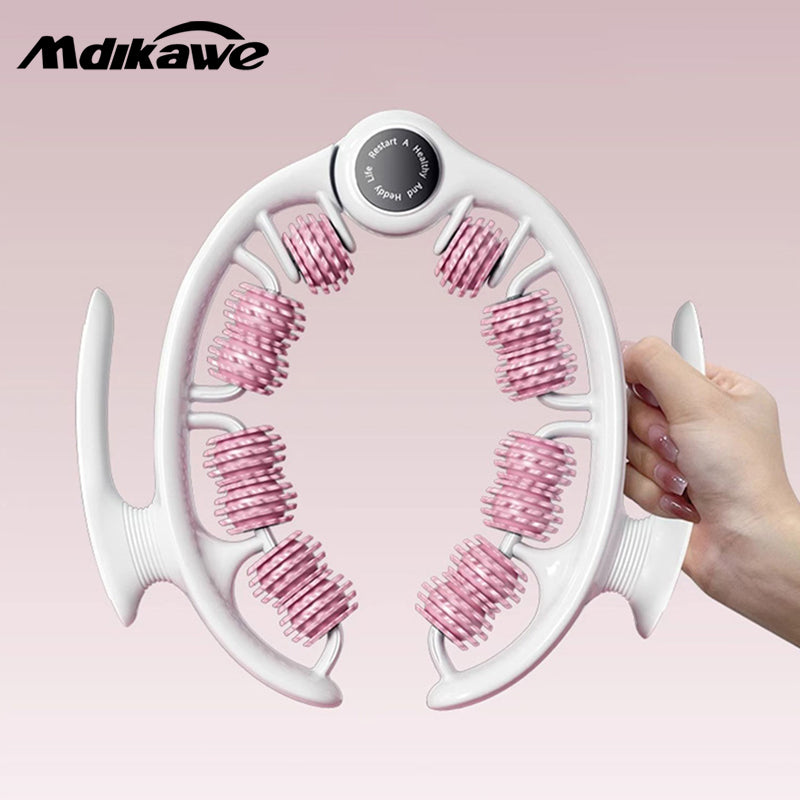 Mdikawe 1pc 14 Wheels Leg Massager Roller-Relax and Slim Calf Muscles, Leg Meridians Relaxation, and Muscle Stretching, Gifts For Women Men