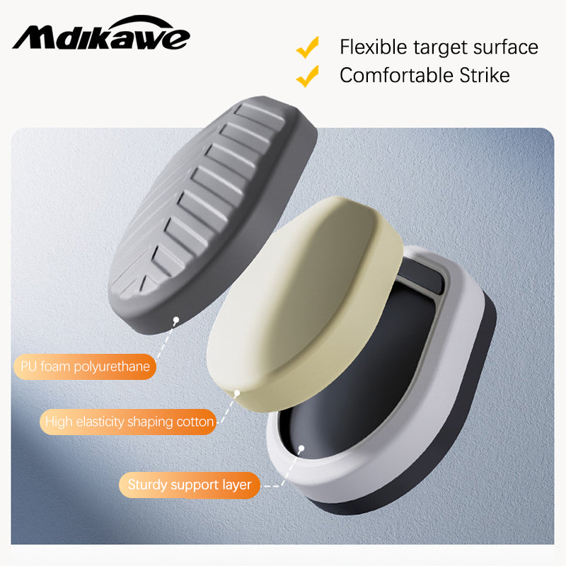 Mdikawe Smart Music Boxing Machine, Wall-Saving Design with Synced Beat Technology, Electronic Boxing Target Workout Punching Equipment for Home, Indoor and Gym- Shape Like a Snowflake