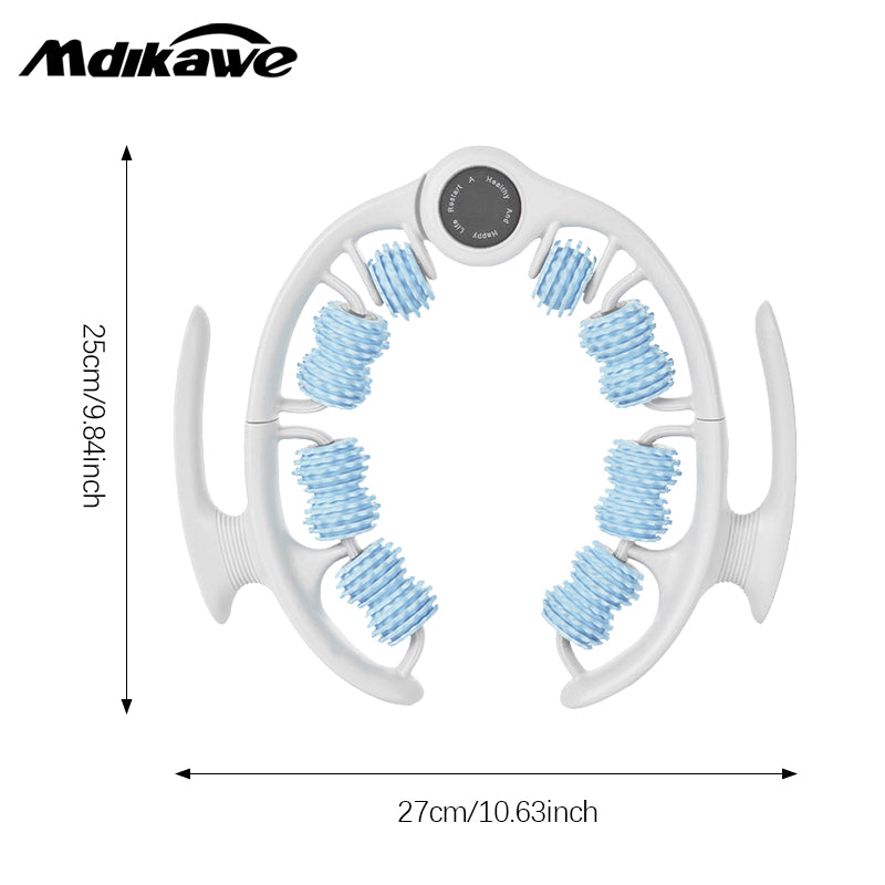 Mdikawe 1pc 14 Wheels Leg Massager Roller-Relax and Slim Calf Muscles, Leg Meridians Relaxation, and Muscle Stretching, Gifts For Women Men